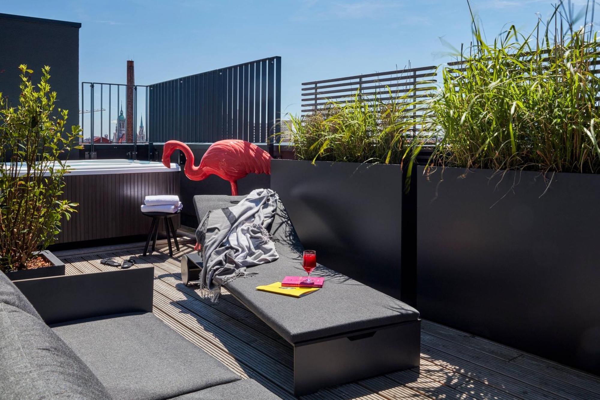 ホテル ルームス ミューニック オートグラフ コレクション ミュンヘン エクステリア 写真 Rooftop garden